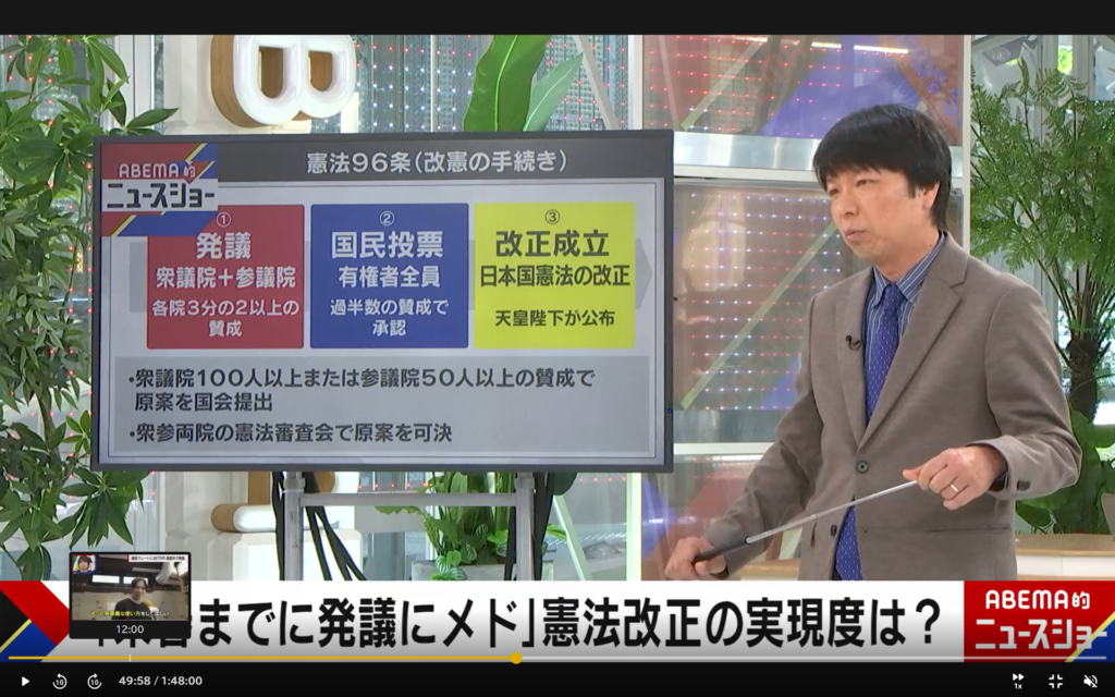 【ABEMA的ニュースショー】生出演。